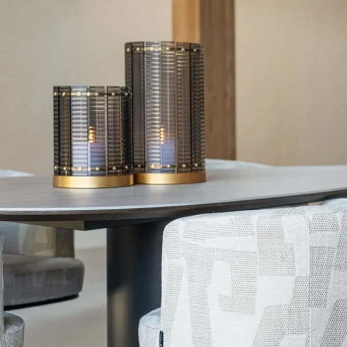 Richmond Interiors Windlicht Daylin klein Grijs