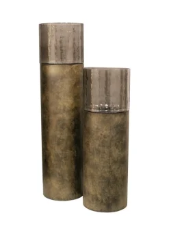 Richmond Interiors Windlicht Mayce gold large
