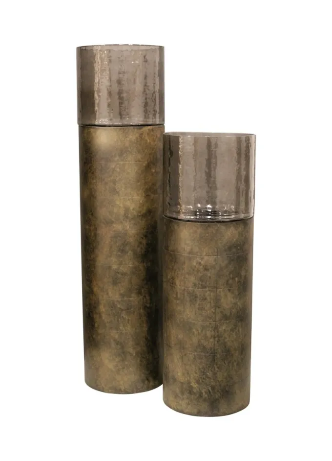 Richmond Interiors Windlicht Mayce gold large
