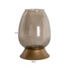 Richmond Interiors Windlicht Aubine gold small