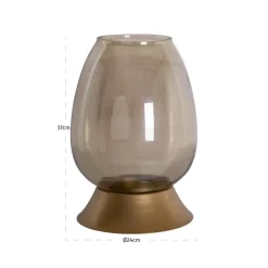 Richmond Interiors Windlicht Aubine gold small