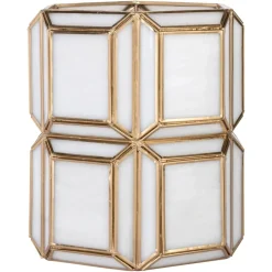 Richmond Interiors Windlicht Ariana antiek brons klein