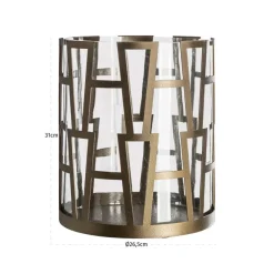 Richmond Interiors Windlicht Shandy antiek brons big
