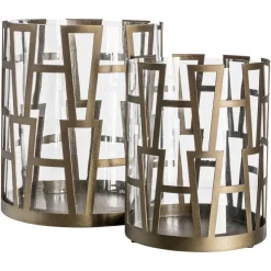 Richmond Interiors Windlicht Shandy antiek brons big