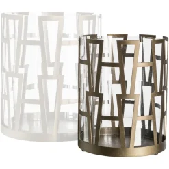 Richmond Interiors Windlicht Shandy antiek brons klein