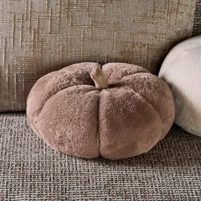 Riviera Maison Pumpkin Faux Fur Box kussen S