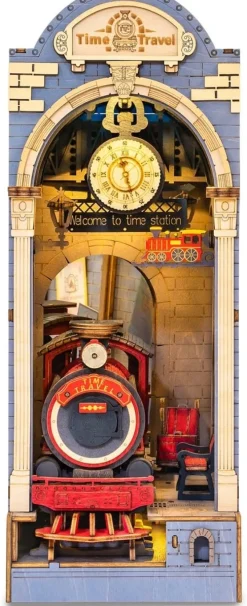 Robotime Houten Bouwpakket Book Nook Time Travel
