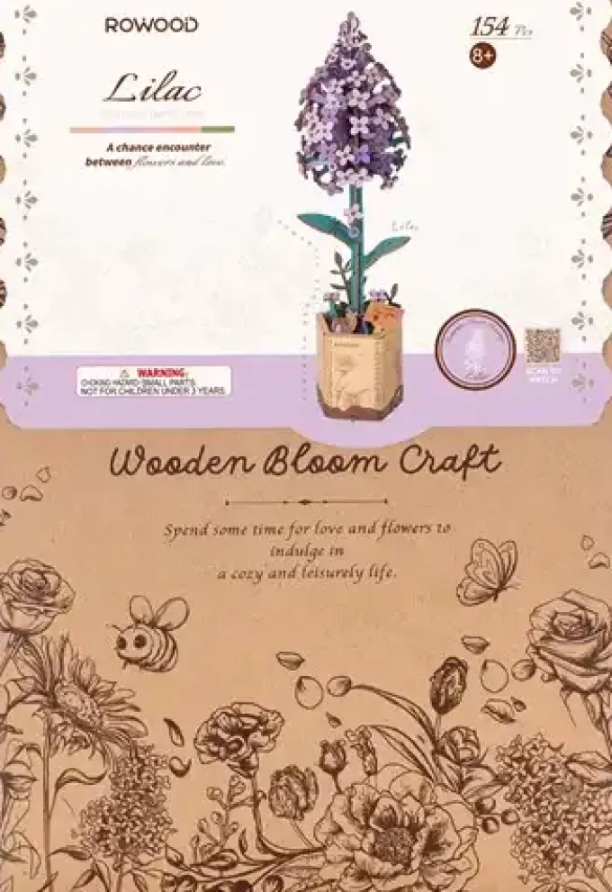 Robotime Houten Bouwpakket Lilac