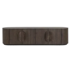 Tower Living Allure TV-meubel donkerbruin 210 cm