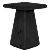 Tower Living Asti Bijzettafel vierkant zwart 40 cm