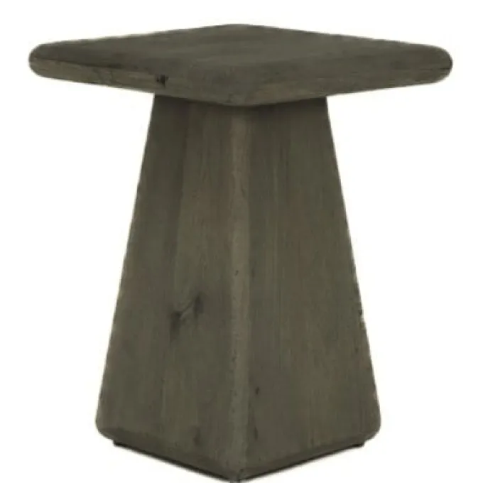 Tower Living Asti Bijzettafel vierkant olijfbruin 40 cm