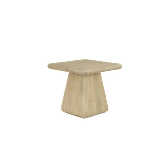 Tower Living Asti Bijzettafel vierkant naturel 60 cm