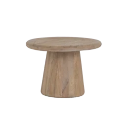 Tower Living Asti Bijzettafel rond naturel 60 cm