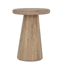 Tower Living Asti Bijzettafel rond naturel 40 cm