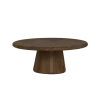 Tower Living Asti Salontafel rond bruin 90 cm