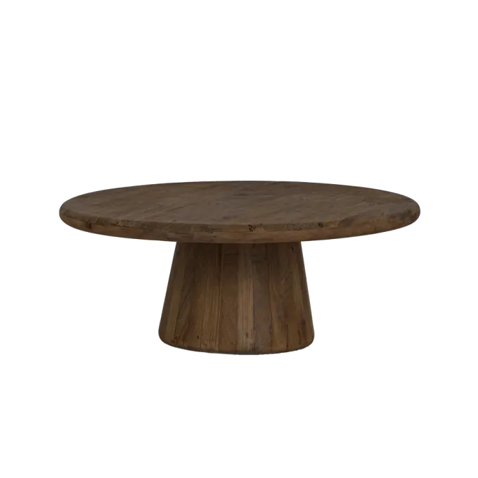 Tower Living Asti Salontafel rond bruin 90 cm