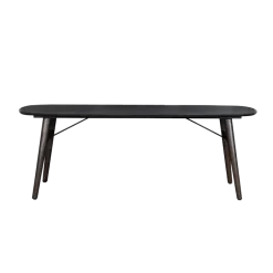 Tower Living Aura Eetkamertafel espresso 240 cm - Deens Ovaal