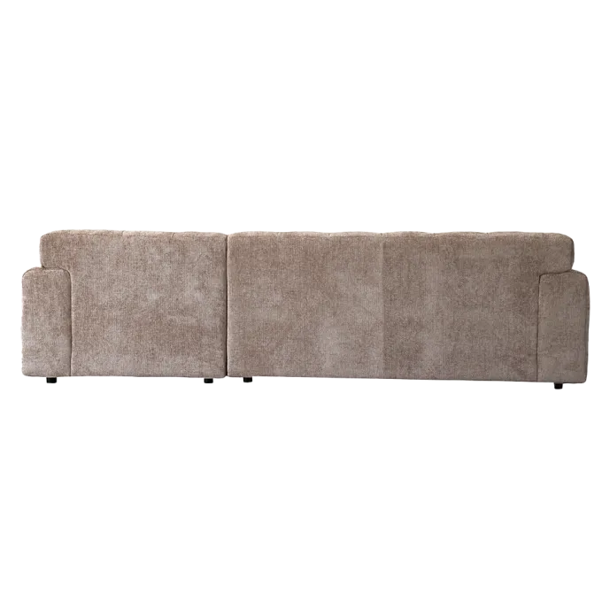 Tower Living Austin 2.5 zits + Chaise Rechts - Haga 39 cappuccino