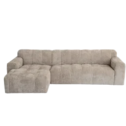 Tower Living Austin 2.5 zits + Chaise Links - Haga 30 beige