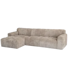 Tower Living Austin 2.5 zits + Chaise Links - Haga 30 beige