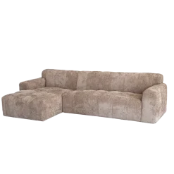 Tower Living Austin 2.5 zits + Chaise Links - Haga 39 cappuccino