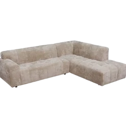 Tower Living Austin 2.5 zits + Ottoman Rechts - Haga 30 beige