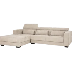 Tower Living Bank Brighton - 3 zits + Chaise Longue Links - Ivory 15