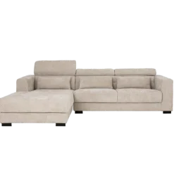 Tower Living Bank Brighton - 3 zits + Chaise Longue Links - Ivory 15