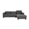 Tower Living Bank Brighton - 3 zits + Chaise Longue Rechts - licht grijs 19