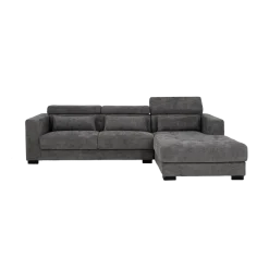 Tower Living Bank Brighton - 3 zits + Chaise Longue Rechts - licht grijs 19