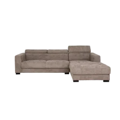 Tower Living Bank Brighton - 3 zits + Chaise Longue Rechts - Taupe 17