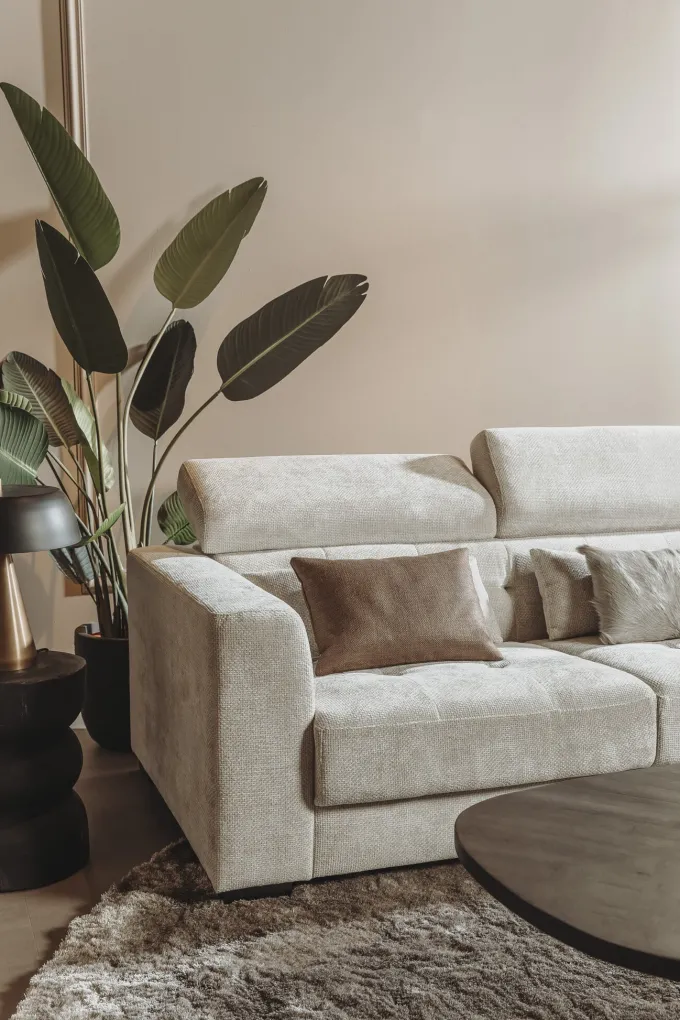 Tower Living Bank Brighton - 3 zits + Chaise Longue Rechts - Ivory 15