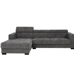 Tower Living Bank Brighton - 3 zits + Chaise Longue Links - Licht grijs 19