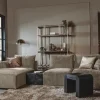 Tower Living Bank Canterbury 2 5-AR + Chaise L - Mona 120 Taupe