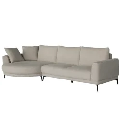 Tower Living Bank Prescot 2 5-AR + Chaise L - Sahara 120 beige
