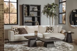 Tower Living Bank Prescot 2 5-AR + Chaise L - Sahara 120 beige