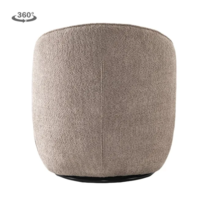 Tower Living Belvi Fauteuil - fabric AJ3019-13 Old pink (draaibaar)