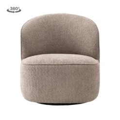Tower Living Belvi Fauteuil - fabric AJ3019-13 Old pink (draaibaar)