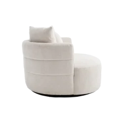Tower Living Bolza Fauteuil - Trenza 6 ivory (draaibaar)