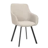 Tower Living Borgo Armstoel - Bjorn 24 beige (draaibaar)