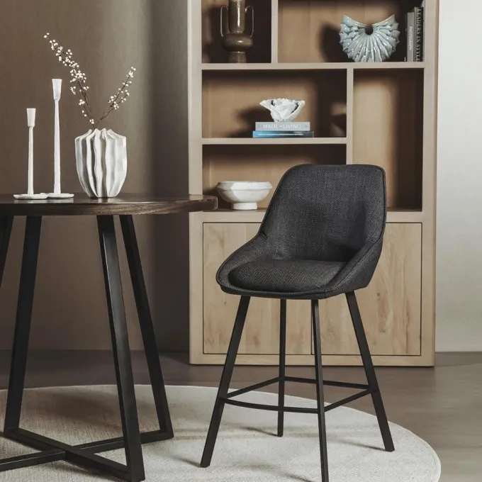 Tower Living Borgo Barstoel - Bjorn 19 anthracite