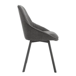 Tower Living Borgo Stoel - Bjorn 19 anthracite (draaibaar)