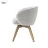 Tower Living Brescia Armstoel - fabric Puente 09 light grey (draaibaar)
