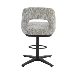 Tower Living Caldes Barstoel - Ted 8 white-grey (draaibaar)