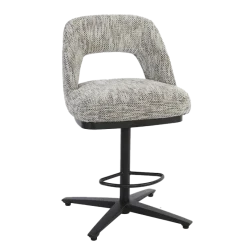 Tower Living Caldes Barstoel - Ted 8 white-grey (draaibaar)
