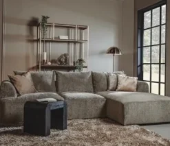 Tower Living Canterbury 2 5-AL + Chaise R - Mona 120 Taupe