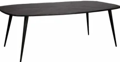 Tower Living Eettafel Giovanni zwart - Diverse afmetingen
