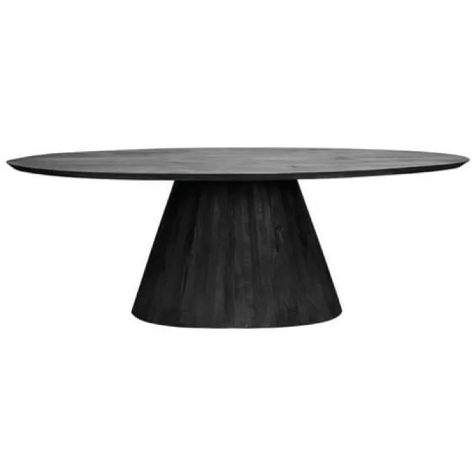 Tower Living Eettafel Premana ovaal - 240x120 – zwart