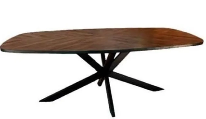 Tower Living Eettafel Silvi 220x110 – zwart