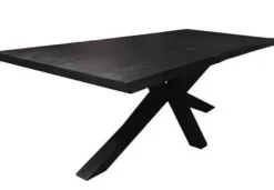 Tower Living Eettafel Sovana Live edge blank of zwart - diverse afmetingen